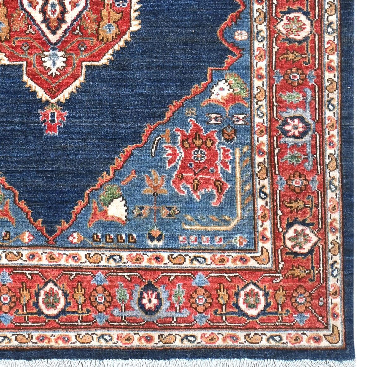 Hand-knotted Wool Small Rug 118cm x 178cm