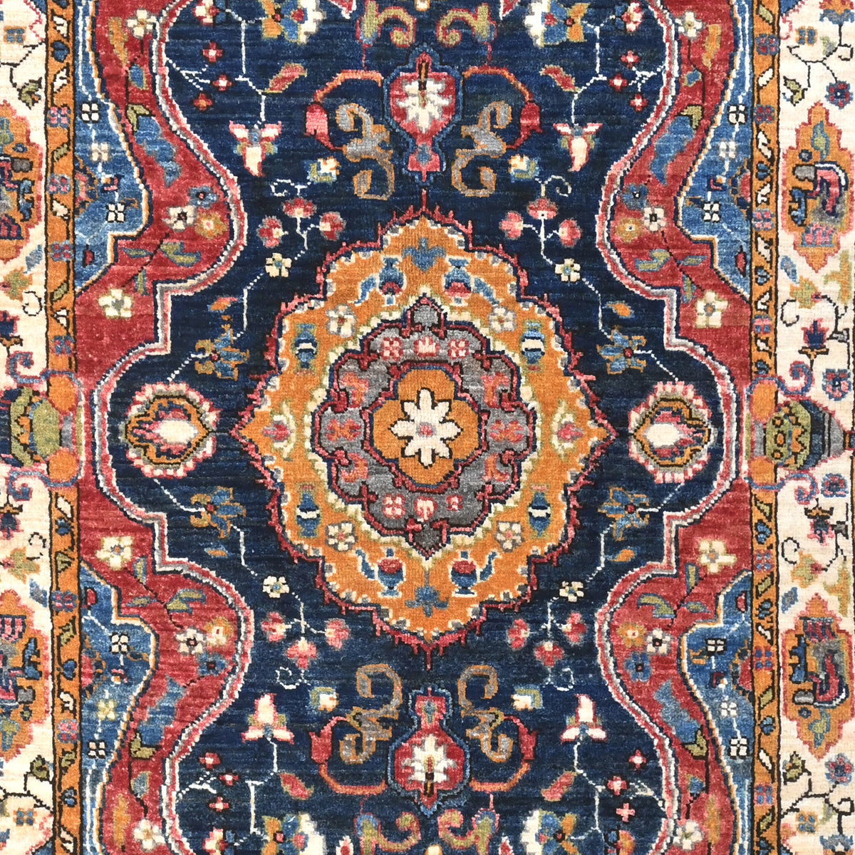 Hand-knotted Wool Small Rug  101cm x 152cm