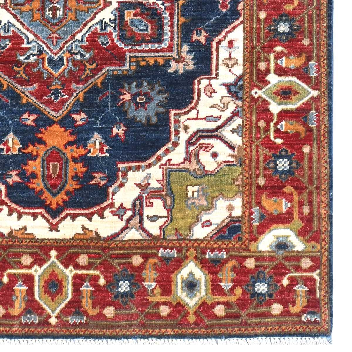 Hand-knotted Wool Small Rug  103cm x 147cm