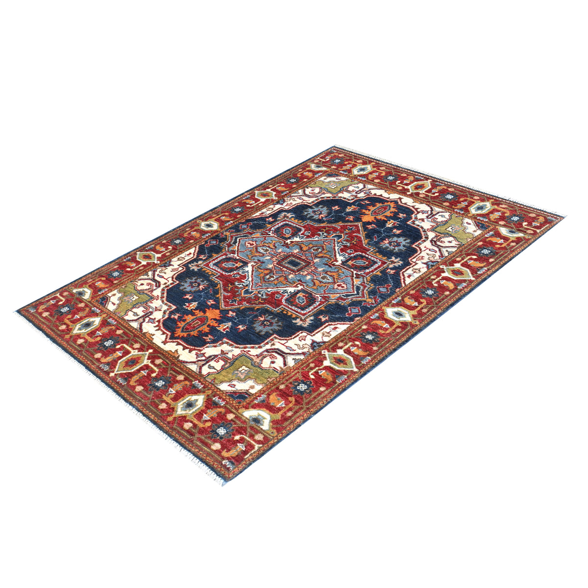 Hand-knotted Wool Small Rug  103cm x 147cm