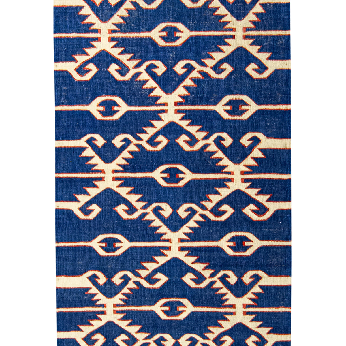 100% Wool Kilim Small Runner 74cm x 249cm