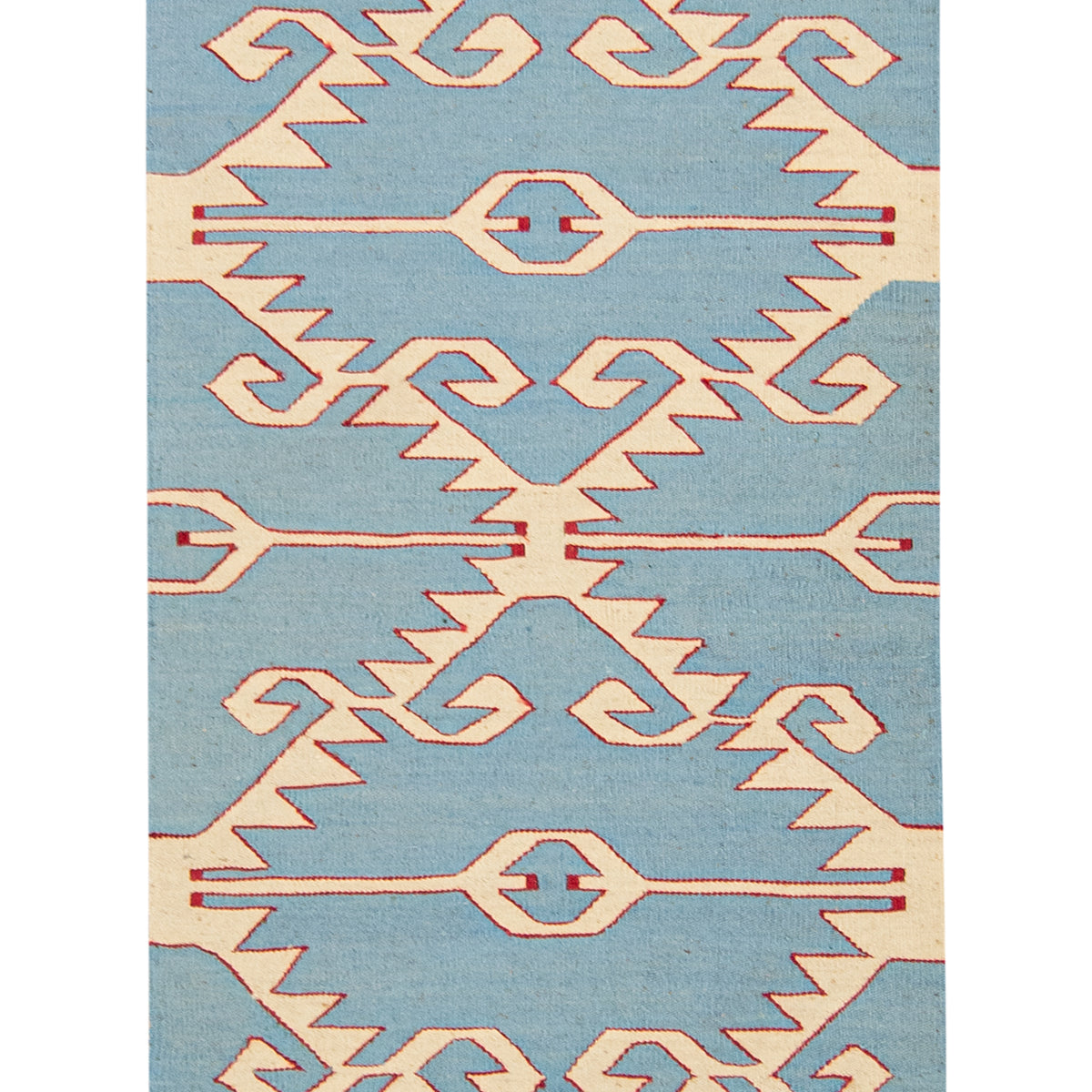 100% Wool Kilim Hallway Runner 75cm x 245cm