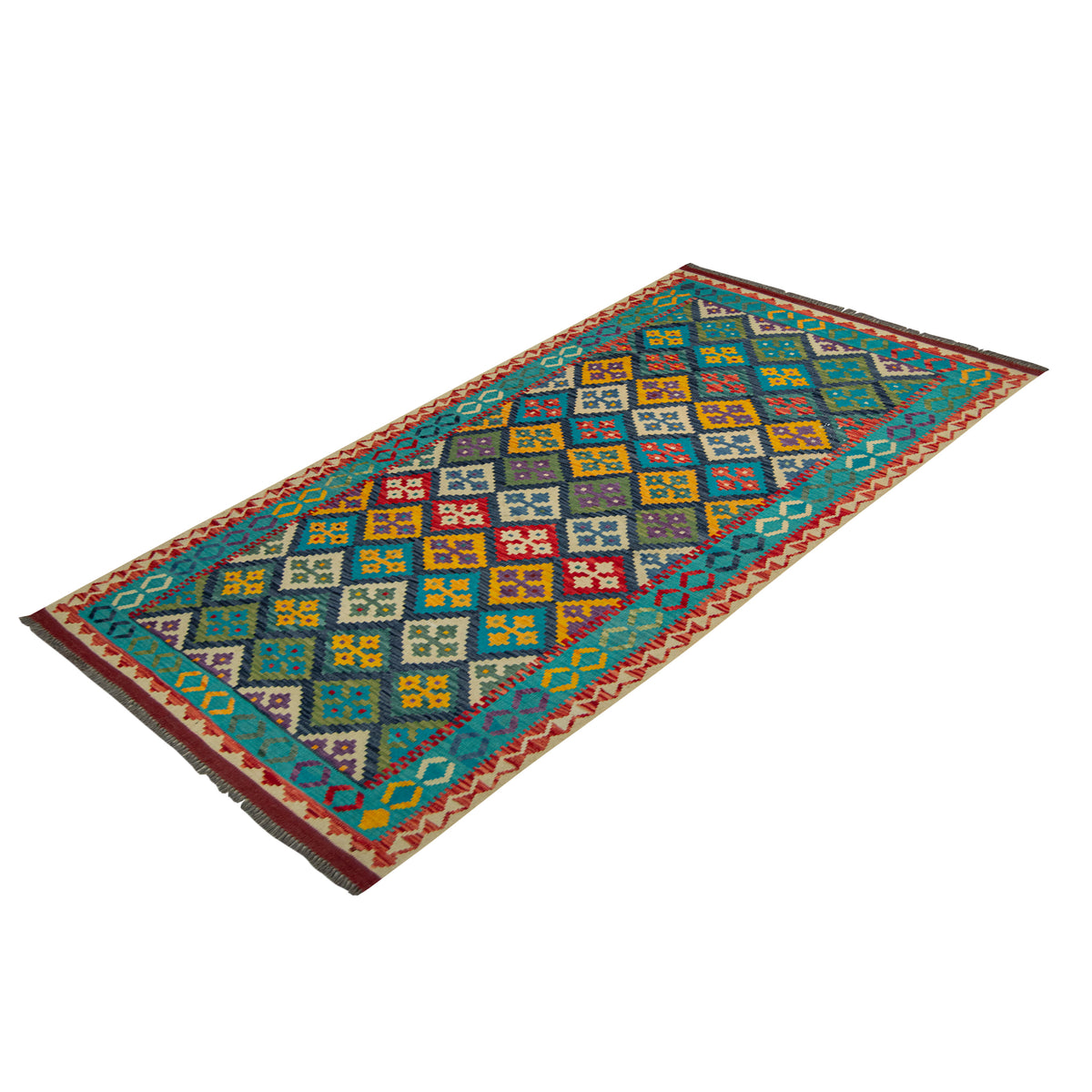 100% Wool Kilim Rug  151cm x 206cm