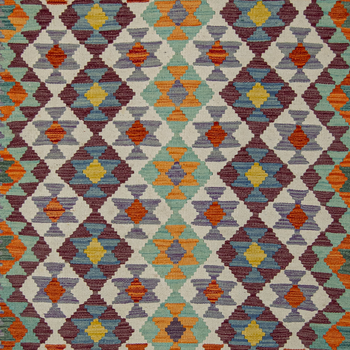 100% Wool Kilim Rug 150cm x 194cm