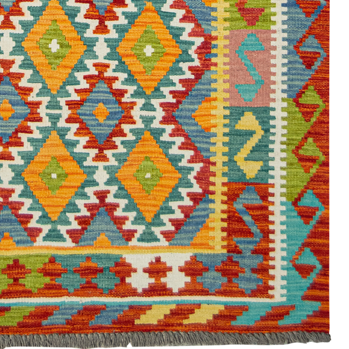 100% Wool Kilim Rug  132cm x 179cm