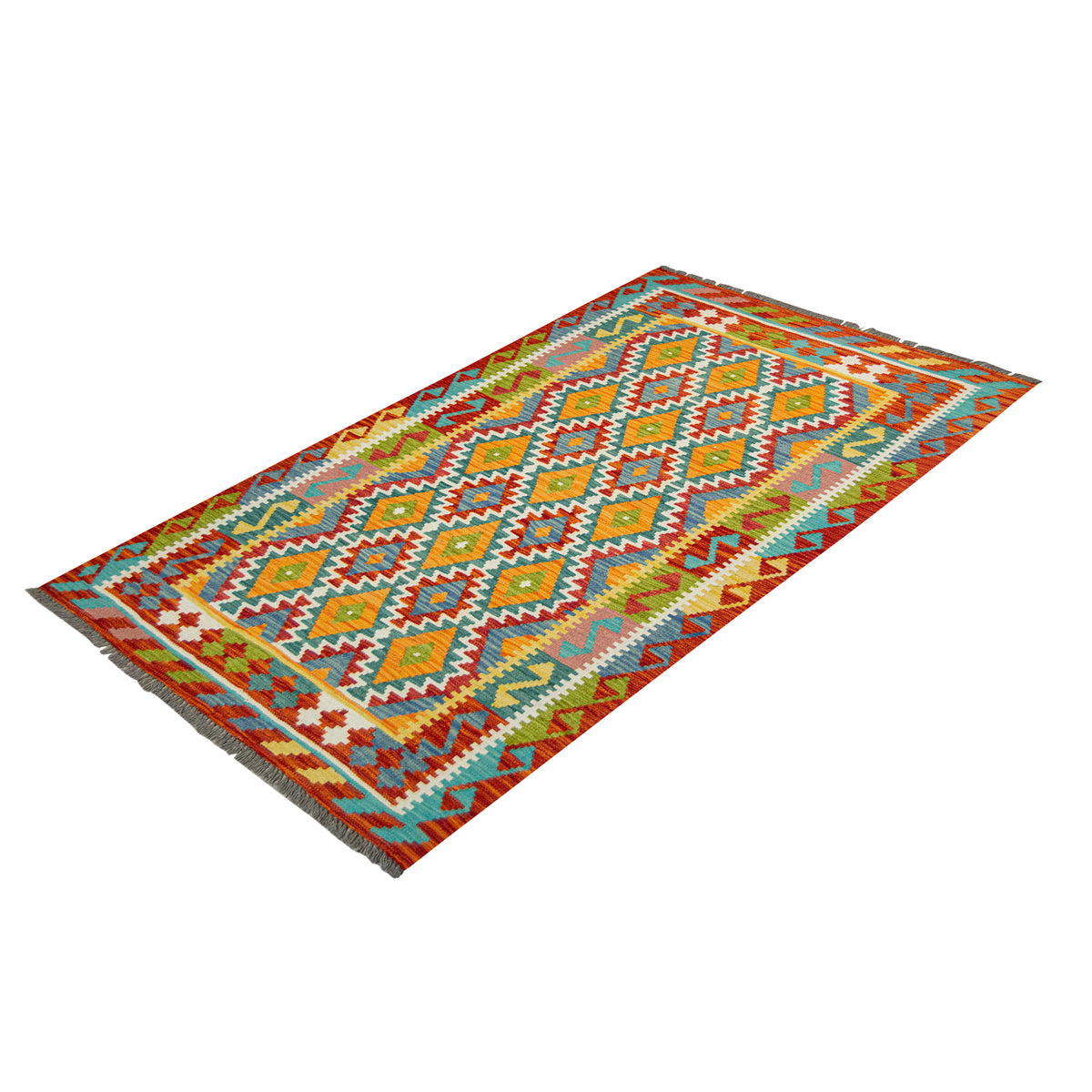 100% Wool Kilim Rug  132cm x 179cm