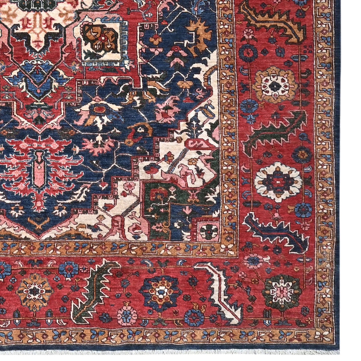 Hand-knotted Heriz Wool Rug  241cm x 319cm