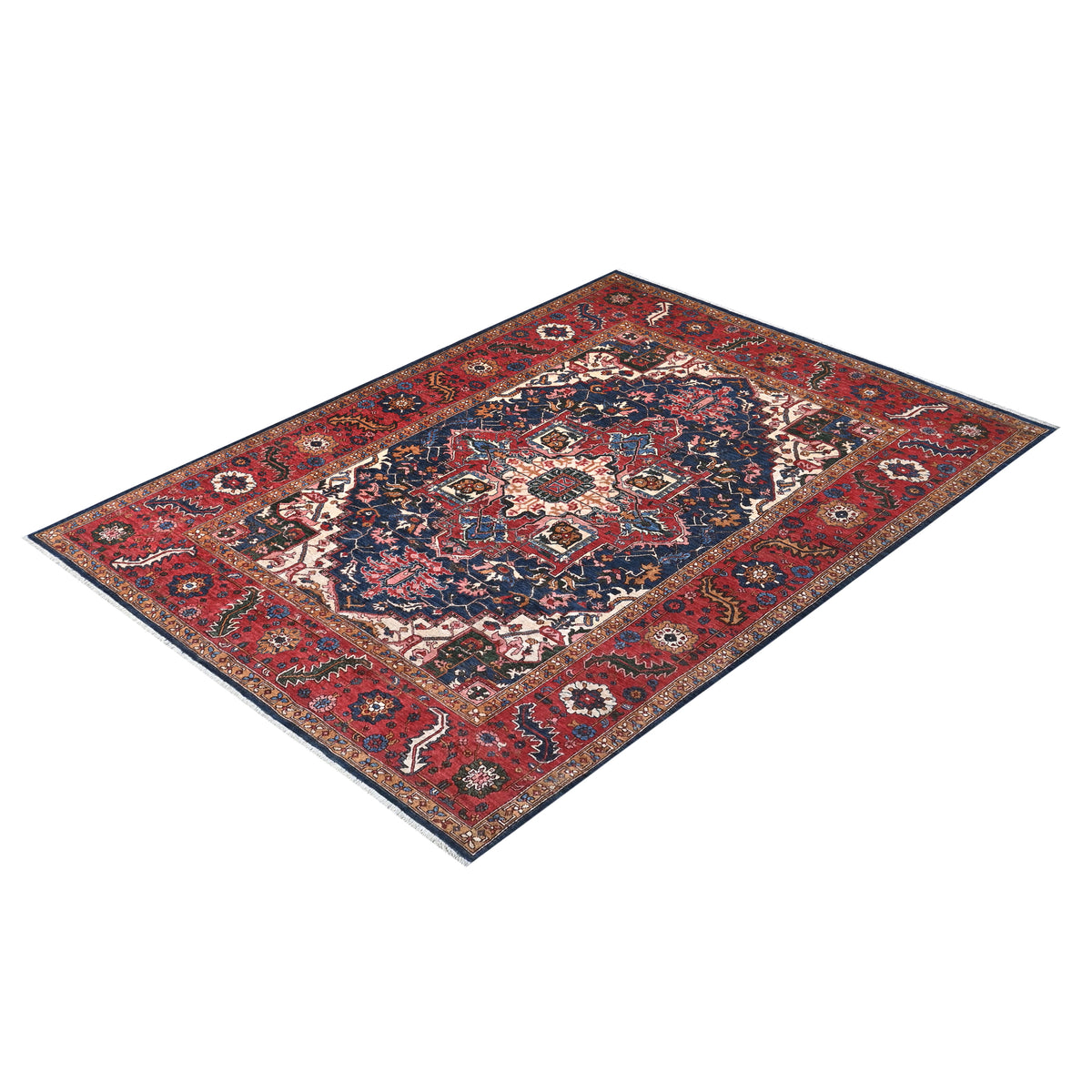 Hand-knotted Heriz Wool Rug  241cm x 319cm