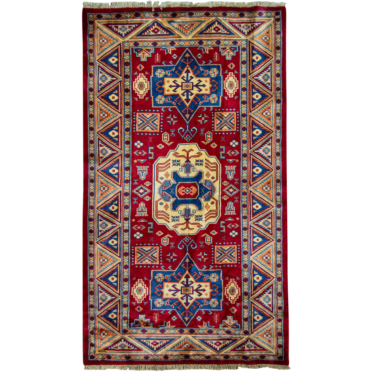 Hand-knotted Small Wool Rug  94cm x 152cm