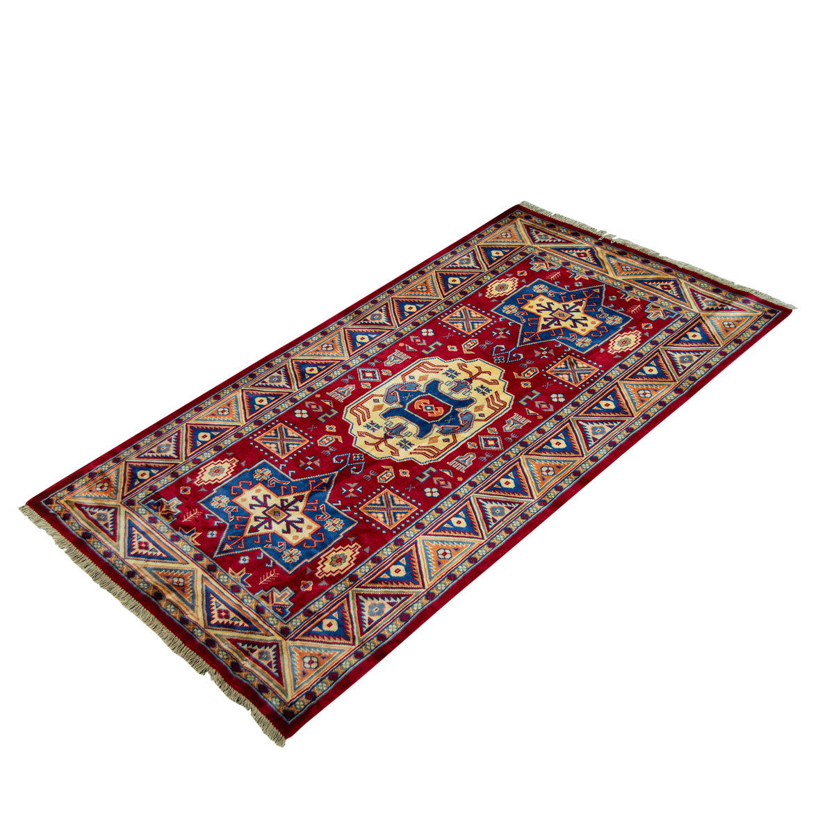 Hand-knotted Small Wool Rug  94cm x 152cm