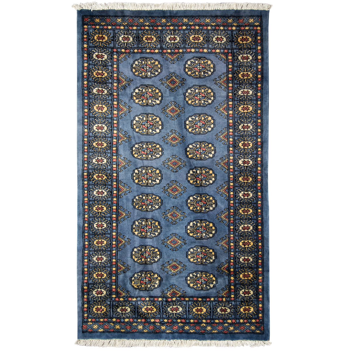 Hand-knotted Small Wool Rug 83cm x 189cm