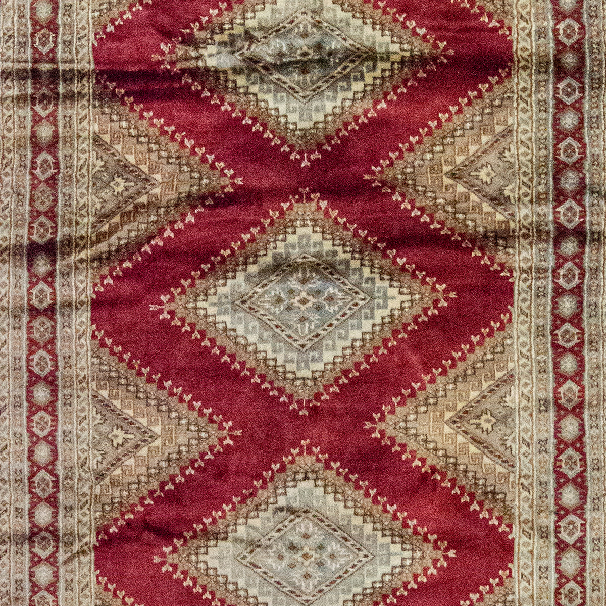 Hand-knotted Small Wool Runner  121cm x 200cm