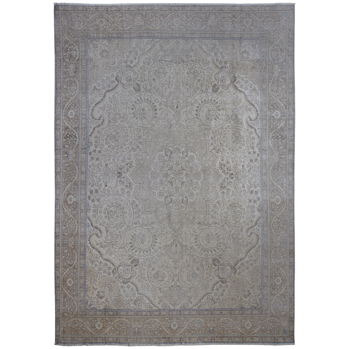 Hand-knotted Wool Persian Vintage Rug 290cm x 384cm