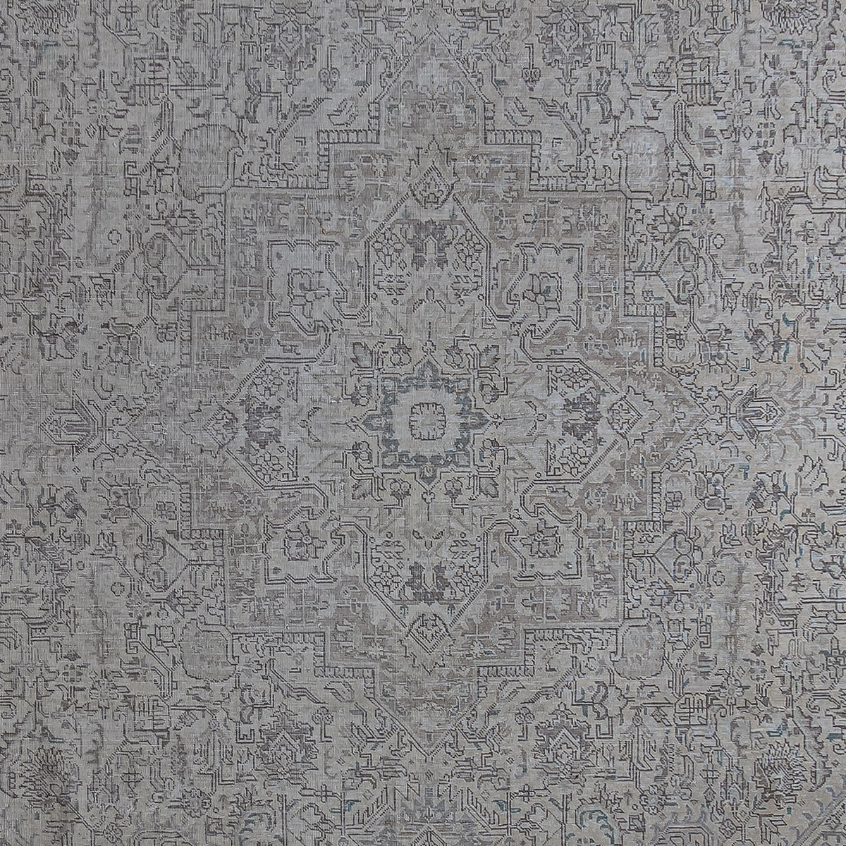 Hand-knotted Wool Vintage Persian Rug 195cm x 296cm