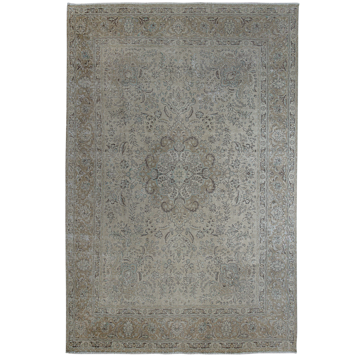 Hand-knotted Wool Persian Vintage Rug 285cm x 387cm