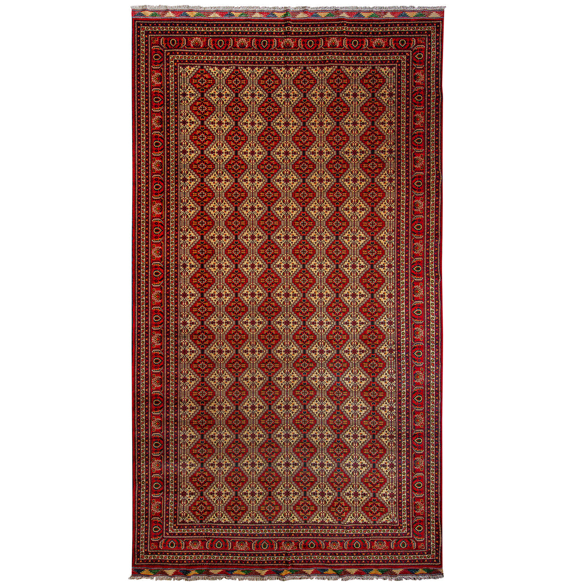 Fine Hand-knotted Wool Extra Large Traditional Rug 298cm x 483cm