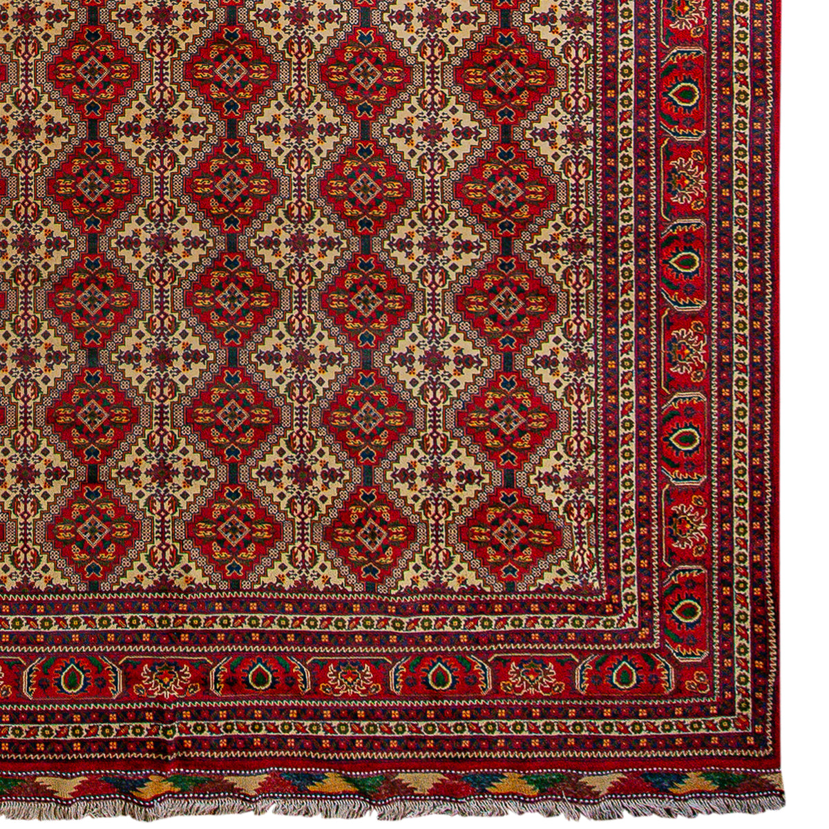 Fine Hand-knotted Wool Extra Large Traditional Rug 298cm x 483cm