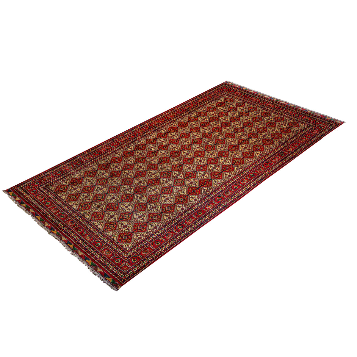 Fine Hand-knotted Wool Extra Large Traditional Rug 298cm x 483cm